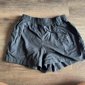 Uniqlo black cotton shorts